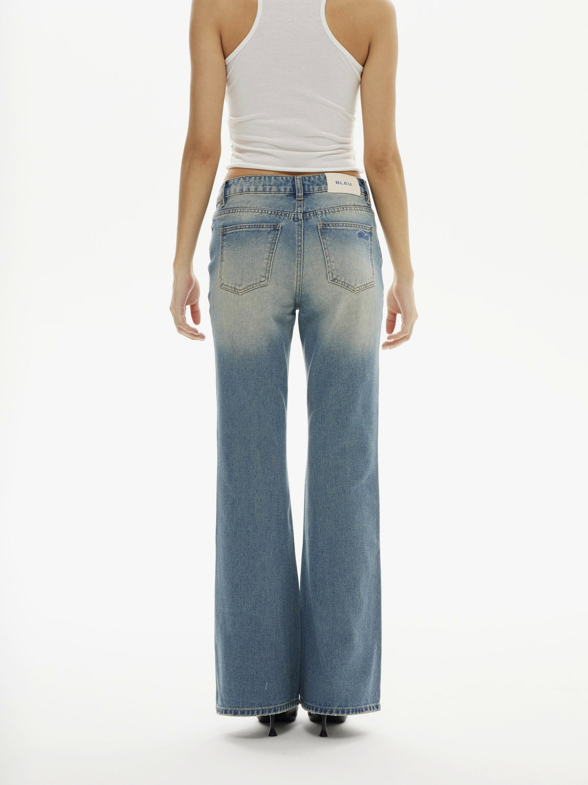 Mid-Rise Vintage Rebel Flare Jeans | BTTW011