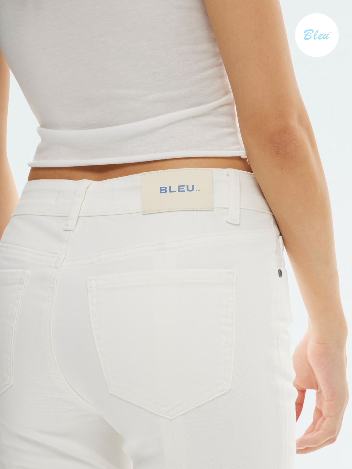 BLEU SUPER STRETCH CAPRI JEANS | BTTW014