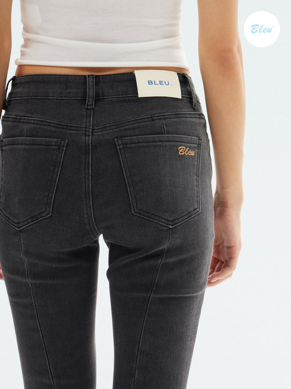 BLEU SUPER STRETCH CAPRI JEANS | BTTW014